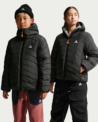 NIKE ACG ナイキエーシージー 00S ALL CONDITIONS GEAR ZIP UP REVERSIBLE FLEECE NYLON JACKET リバーシブル フリース ナイロン ジャケット ブラウン/ネイビー F0-VTG Nike ACG Older Kids' Reversible Jacket. Nike LU
